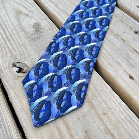Jerry Garcia "Northern Lights" [1996] Collection 15 Silk Tie - Picture 1 of 6